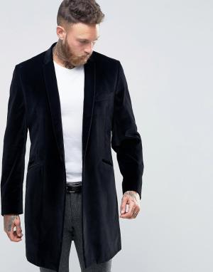 Бархатное пальто в строгом стиле by Nick Hart Hollywood. Цвет: черный