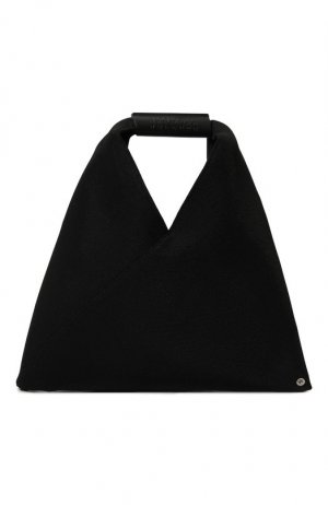 Текстильная сумка MM6. Цвет: чёрный