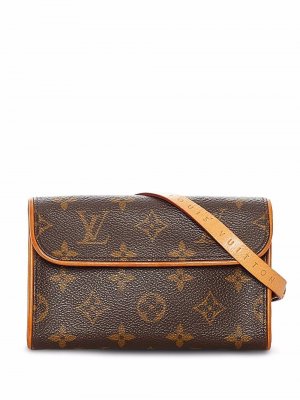 Поясная сумка Pochette Florentine pre-owned Louis Vuitton. Цвет: коричневый