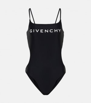 Купальник с вырезами и логотипом GIVENCHY, черный Givenchy