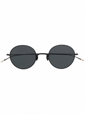 Солнцезащитные очки в круглой оправе Eyevan7285. Цвет: черный