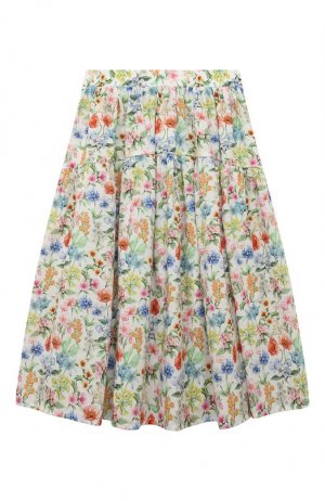 Хлопковая юбка Paade Mode. Цвет: разноцветный