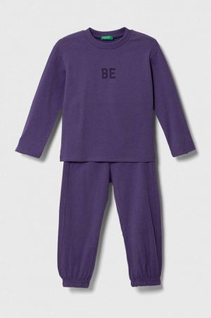 Детская пижама United Colors of Benetton, фиолетовый Benetton
