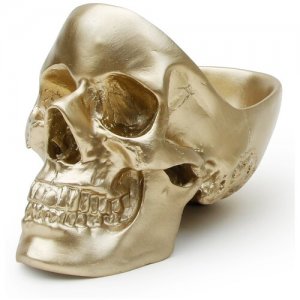 Органайзер для мелочей Skull, белый SUCK UK. Цвет: белый