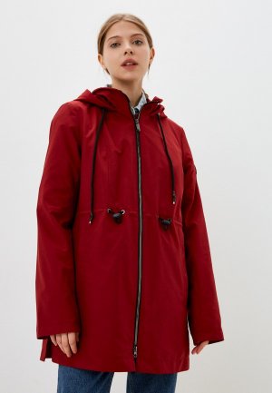 Куртка Maritta. Цвет: бордовый