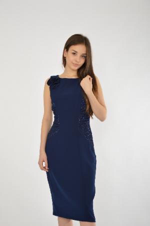 Платье ALFA BETTA. Цвет: синий
