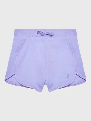 Спортивные шорты стандартного кроя , фиолетовый United Colors Of Benetton