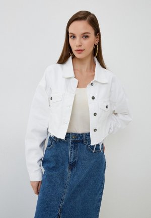 Куртка джинсовая Anna Pekun BOAT. Цвет: белый