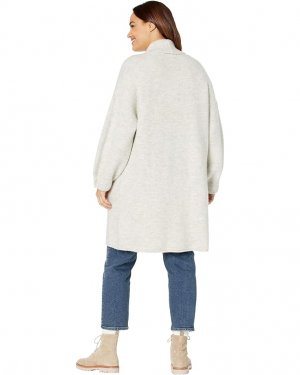 Свитер Plus Glenridge Shawl-Collar Sweater-Coat, цвет Heather Smoke Madewell