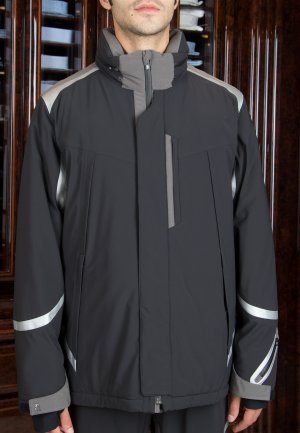 Горнолыжная куртка STEFANO RICCI. Цвет: серый