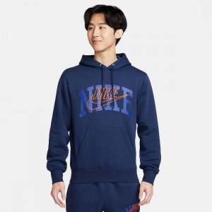 Мужской флисовый пуловер с капюшоном Club FV4448-410 Nike