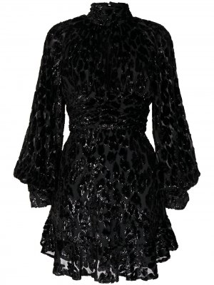 Платье Aspen с длинными рукавами Rebecca Vallance. Цвет: черный