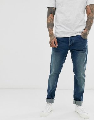 Выбеленные синие джинсы скинни -Белый French Connection