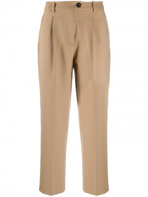 Укороченные брюки прямого кроя Tommy Hilfiger. Цвет: нейтральные цвета