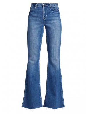 Расклешенные джинсы Sera L'Agence, цвет bordello L'AGENCE