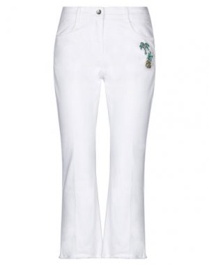 Джинсовые брюки LAURÈL. Цвет: белый