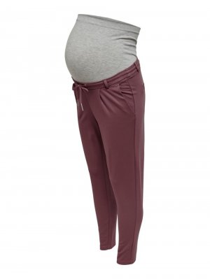 Узкие брюки со складками спереди Only Maternity, лиловый Maternity