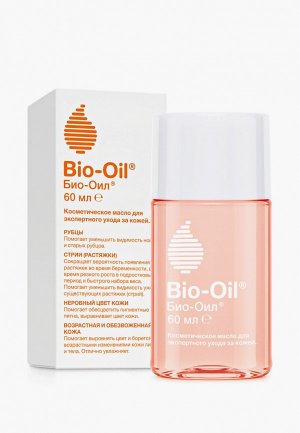 Масло для тела Bio Oil косметическое от шрамов растяжек неровного тона, 60мл. Цвет: прозрачный
