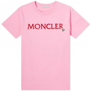 Футболка T-Shirt With Large Logo Moncler