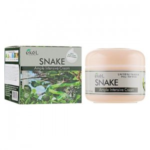 Ekel Ampule Intensive Cream Snake - Крем для интенсивного ухода за кожей лица