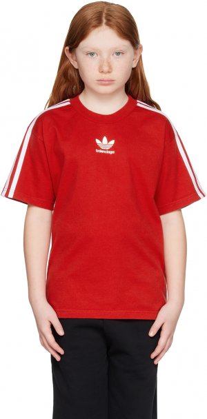 Kids Красная футболка adidas Edition Balenciaga