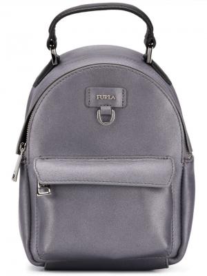 Рюкзак с логотипом Furla. Цвет: серый
