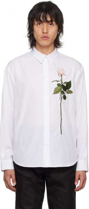 Белая рубашка с вышивкой , цвет White Simone Rocha