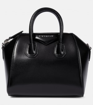 Сумка-тоут Antigona Mini из кожи, черный Givenchy