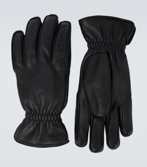 Джованни кожаные перчатки , черный Bogner