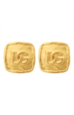Клипсы Dolce & Gabbana. Цвет: золотой