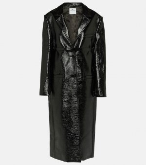 Пальто из смесового хлопка по индивидуальному заказу Courrèges, черный Courreges