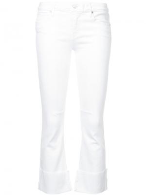 Укороченные джинсовые брюки Rta. Цвет: белый