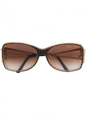 Солнцезащитные очки с золотистой отделкой Paloma Picasso Vintage. Цвет: металлик