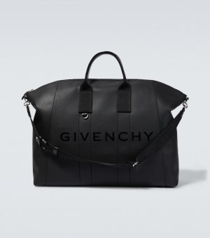 Antigona Sport Маленькая кожаная сумка-тоут, черный Givenchy