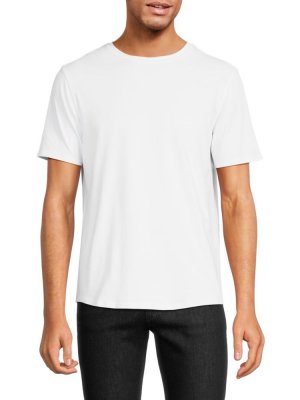 Твердая эластичная футболка , белый Kenneth Cole