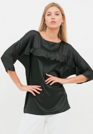 Блуза Lussotico. Цвет: черный
