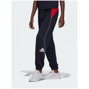 Спортивные брюки ADIDAS W CB PT HA6646 женские, цвет синий, размер M. Цвет: красный/синий