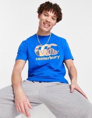 Синяя футболка Canterbury-Голубой Canterbury Of New Zealand