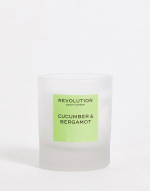Свеча с ароматом огурца и бергамота -Бесцветный Revolution