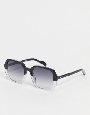 Женские черные квадратные oversized солнцезащитные очки Twenty Nine-Черный Spitfire