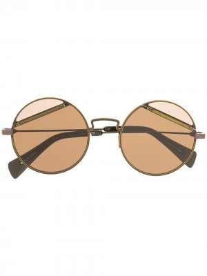 Солнцезащитные очки Yohji Yamamoto. Цвет: золотистый