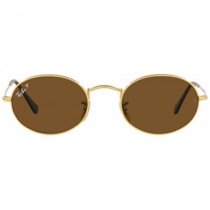 Солнцезащитные очки  RB 3547 001/57 001/57, золотой, коричневый Ray-Ban. Цвет: золотистый