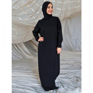 Платье , размер 54-56, черный Hayat. Цвет: черный