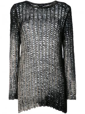 Knitted sweatshirt Avant Toi. Цвет: чёрный