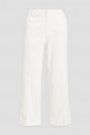 Укороченные широкие брюки из хлопкового твила Atm Anthony Thomas Melillo, белый Melillo