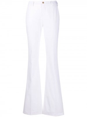 Расклешенные брюки средней посадки Pt01. Цвет: белый
