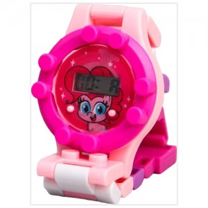 Часы наручные электронные Пинки Пай, My Little Pony, с ремешком-конструктором./В упаковке шт: 1 Hasbro. Цвет: розовый