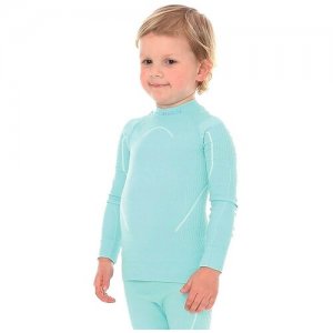 Термобелье детское для девочек футболка с длинным рукавом THERMO светло-голубая 104-110 Brubeck