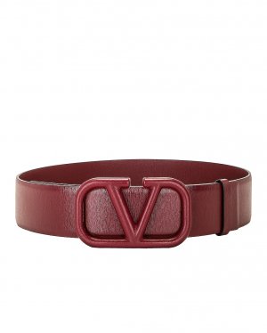 Ремень V Logo Signature 40, цвет Cordovan Red Valentino Garavani