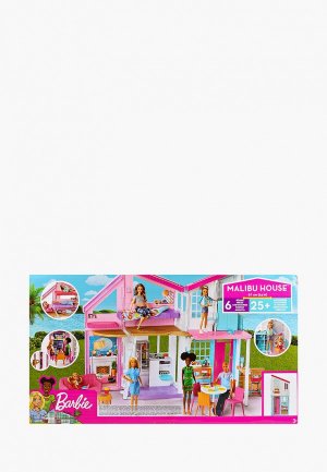 Дом для куклы Barbie Новый в Малибу. Цвет: разноцветный